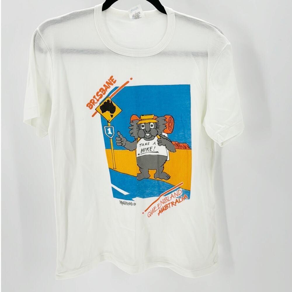 Vintage Brisbane Queens Island Australia Take A Hike koala mania single stitch